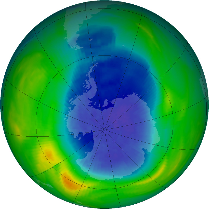 Ozone Map 1986-09-27